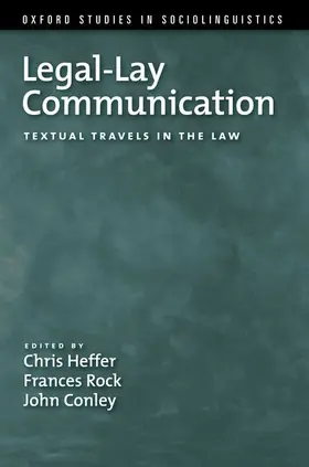 Heffer / Rock / Conley |  Legal-Lay Communication | Buch |  Sack Fachmedien