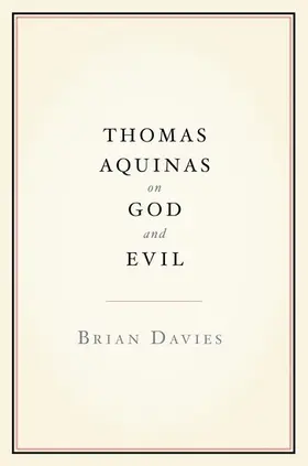 Davies |  Thomas Aquinas on God and Evil | Buch |  Sack Fachmedien