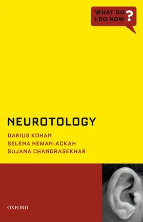 Kohan / Heman-Ackah / Chandrasekhar |  Neurotology | Buch |  Sack Fachmedien