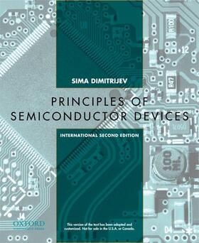 Dimitrijev |  Principles of Semiconductor Devices | Buch |  Sack Fachmedien