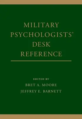 Moore / Barnett |  Military Psychologists' Desk Reference | Buch |  Sack Fachmedien