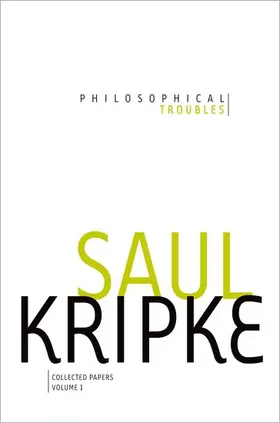 Kripke |  Philosophical Troubles, Volume I | Buch |  Sack Fachmedien