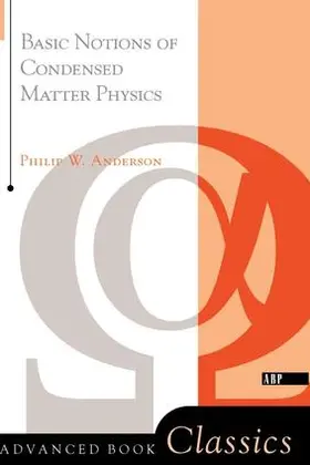 Anderson |  Basic Notions Of Condensed Matter Physics | Buch |  Sack Fachmedien