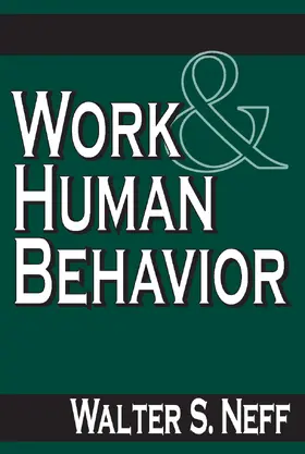 Neff |  Work and Human Behavior | Buch |  Sack Fachmedien