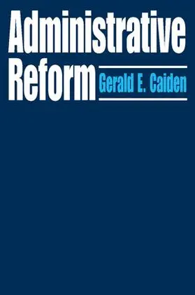 Caiden |  Administrative Reform | Buch |  Sack Fachmedien