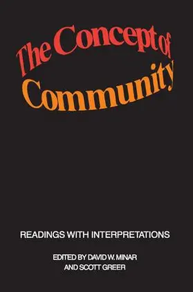 Greer |  The Concept of Community | Buch |  Sack Fachmedien