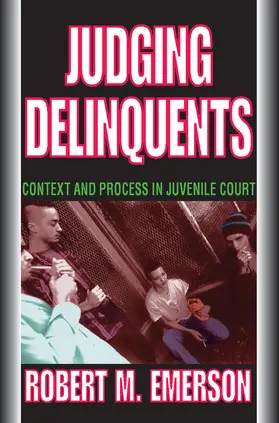 Emerson |  Judging Delinquents | Buch |  Sack Fachmedien