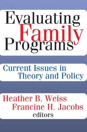 Jacobs |  Evaluating Family Programs | Buch |  Sack Fachmedien