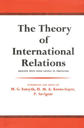 Forsyth |  The Theory of International Relations | Buch |  Sack Fachmedien