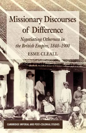 Cleall |  Missionary Discourses of Difference | Buch |  Sack Fachmedien