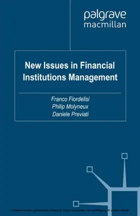 Fiordelisi / Molyneux / Previati |  New Issues in Financial Institutions Management | eBook | Sack Fachmedien