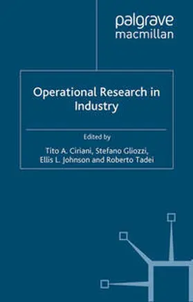 Ciriani / Gliozzi / Johnson |  Operational Research in Industry | eBook | Sack Fachmedien