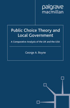 Boyne |  Public Choice Theory and Local Government | eBook | Sack Fachmedien