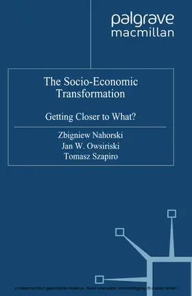 Nahorski / Owsinski / Szapiro |  The Socio-Economic Transformation | eBook | Sack Fachmedien