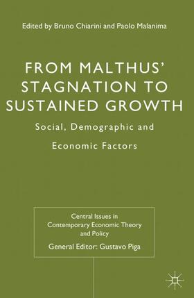 Chiarini / Malanima |  From Malthus' Stagnation to Sustained Growth | Buch |  Sack Fachmedien