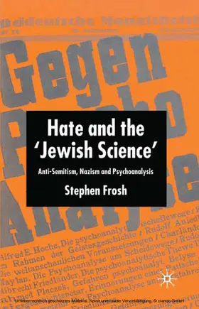 Frosh |  Hate and the ‘Jewish Science’ | eBook | Sack Fachmedien