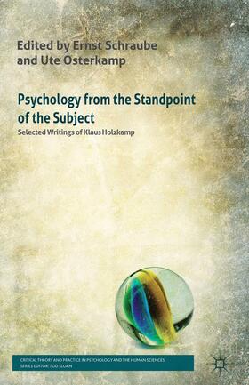 Boreham / Holzkamp / Sloan |  Psychology from the Standpoint of the Subject | Buch |  Sack Fachmedien