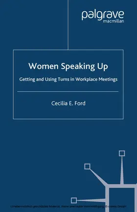 Ford |  Women Speaking Up | eBook | Sack Fachmedien