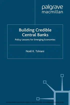 Tshiani |  Building Credible Central Banks | eBook | Sack Fachmedien