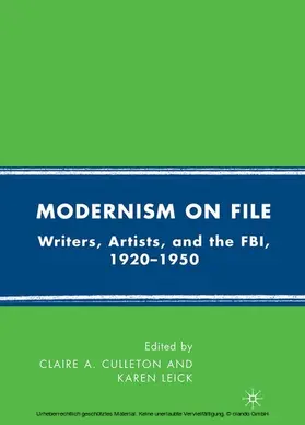 Culleton / Leick |  Modernism on File | eBook | Sack Fachmedien