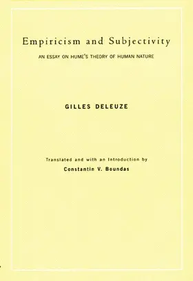 Deleuze |  Empiricism and Subjectivity | Buch |  Sack Fachmedien