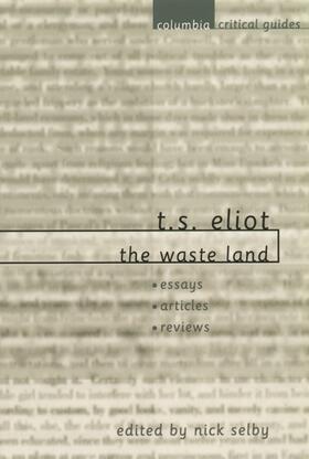 Selby |  T. S. Eliot: The Waste Land | Buch |  Sack Fachmedien