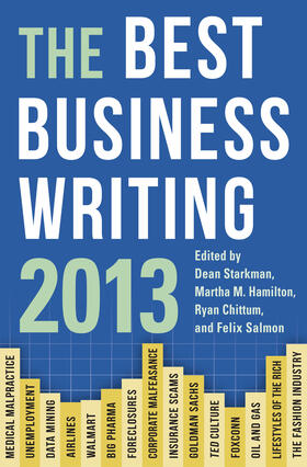 Starkman / Hamilton / Chittum |  The Best Business Writing | Buch |  Sack Fachmedien