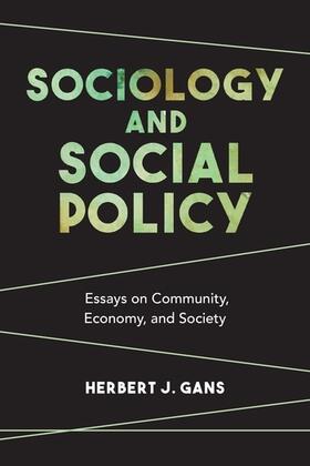 Gans |  Sociology and Social Policy | Buch |  Sack Fachmedien