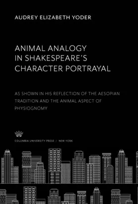 Yoder |  Animal Analogy in Shakespeare’S Character Portrayal | eBook | Sack Fachmedien