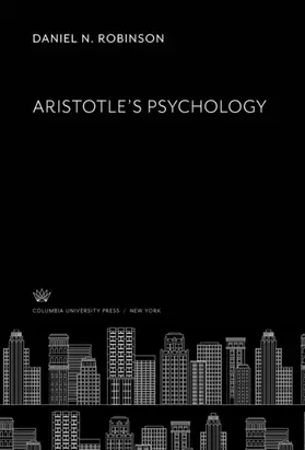 Robinson |  Aristotle’S Psychology | eBook | Sack Fachmedien