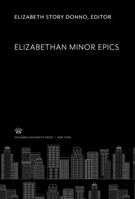 Donno |  Elizabethan Minor Epics | eBook | Sack Fachmedien