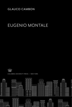 Cambon |  Eugenio Montale | eBook | Sack Fachmedien