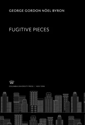 Byron |  Fugitive Pieces | eBook | Sack Fachmedien