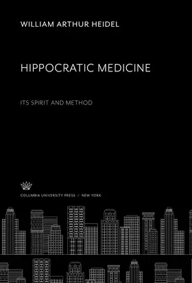 Heidel |  Hippocratic Medicine | eBook | Sack Fachmedien