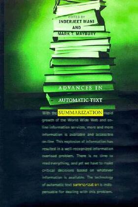 Mani / Maybury |  Advances in Automatic Text Summarization | Buch |  Sack Fachmedien