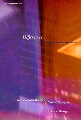 Ignasi de Solà-Morales. translated by Graham Thompson |  Differences | Buch |  Sack Fachmedien