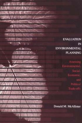 McAllister |  Evaluation in Environmental Planning | Buch |  Sack Fachmedien
