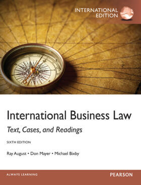 Mayer / Bixby / August |  International Business Law | Buch |  Sack Fachmedien