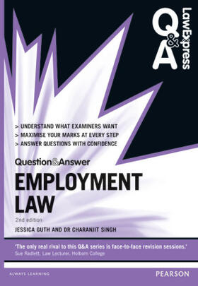 Singh / Guth |  Law Express Question and Answer: Employment Law | Buch |  Sack Fachmedien