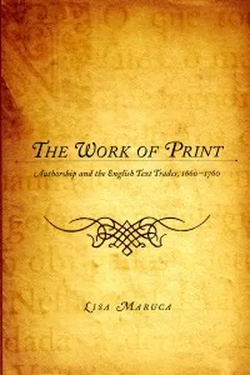 Maruca |  The Work of Print | eBook | Sack Fachmedien