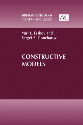 Ershov |  Constructive Models | Buch |  Sack Fachmedien