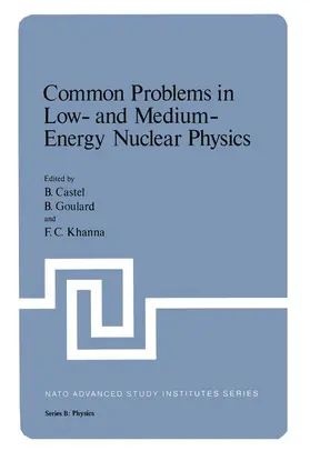 Castel / Goulard / Khanna |  Common Problems in Low- And Medium-Energy Nuclear Physics | Buch |  Sack Fachmedien