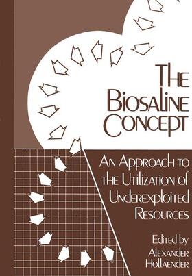 Hollaender |  Biosaline Concept | Buch |  Sack Fachmedien
