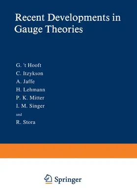 't Hooft |  Recent Developments in Gauge Theories | Buch |  Sack Fachmedien