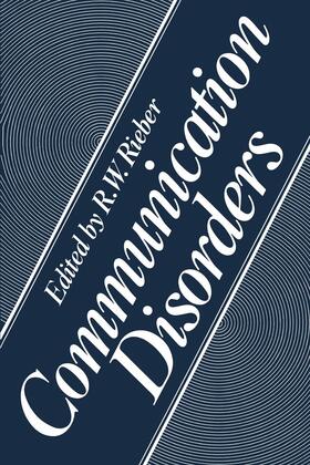 Rieber |  Communication Disorders | Buch |  Sack Fachmedien