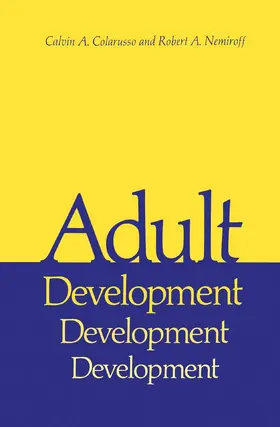 Nemiroff / Colarusso |  Adult Development | Buch |  Sack Fachmedien