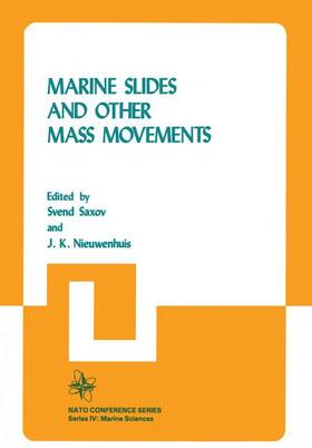 Saxov / Nieuwenhuis |  Marine Slides and Other Mass Movements | Buch |  Sack Fachmedien