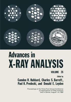Hubbard |  Advances in X-Ray Analysis | Buch |  Sack Fachmedien