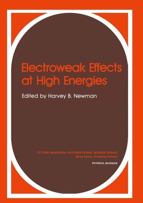 Newman |  Electroweak Effects at High Energies | Buch |  Sack Fachmedien