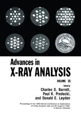 Barrett / Predecki |  Advances in X-Ray Analysis | Buch |  Sack Fachmedien